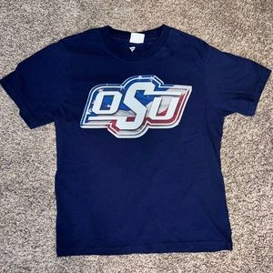 Oklahoma State OSU Patriotic Flag T-Shirt Size Small